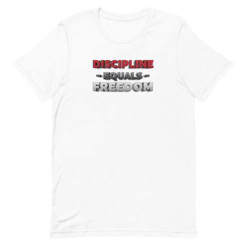Discipline Equals Freedom Unisex t-shirt - Mainstream Freedom